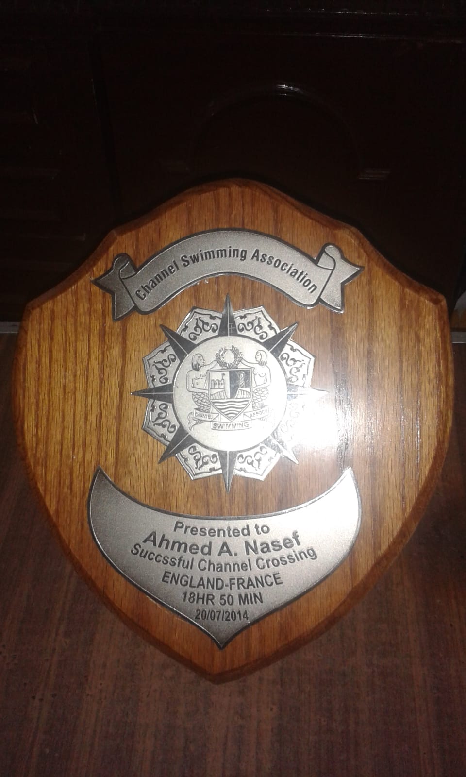 Recognition / event archive: commemorative plaque.